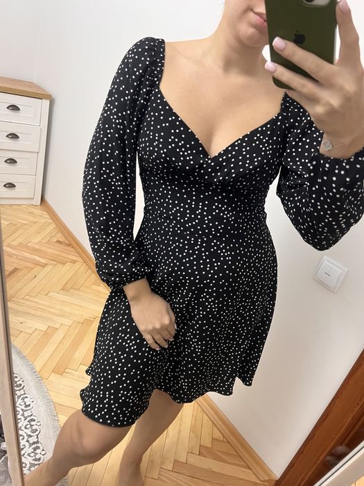 Сукня в горошок, розмір S-M