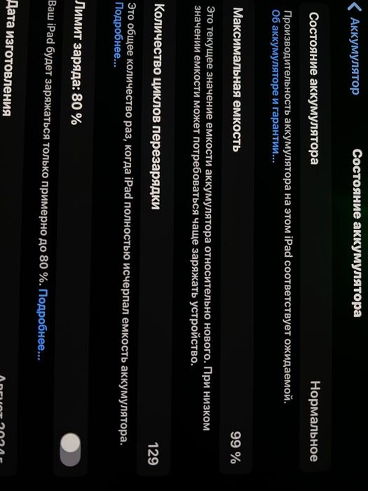 iPad Pro 11" М4 (2024), 256 ГБ.  Отличное состояние + Чехол!