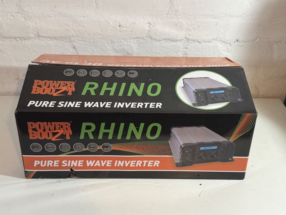 Інвертор 12V → 220V Power Boozt RHINO 2500W Pure Sine Wave