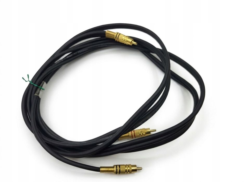 Kabel audio cinch 2x rca 3m do telewizora wzmacniacza głośników
