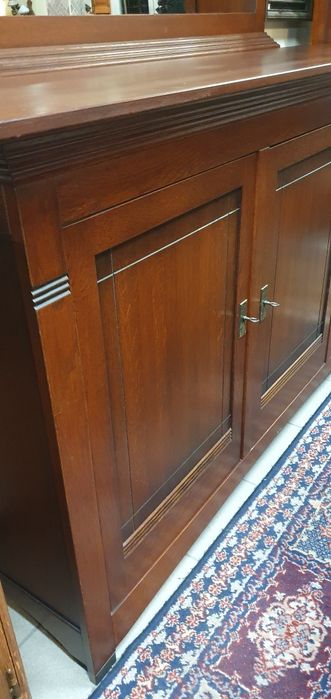 Dębowa komoda z lustrem