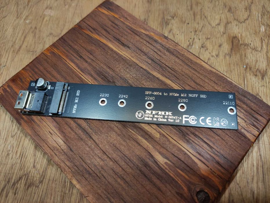 Комплект плат для SSD-накопичувачів формату M.2 NVMe NGFF