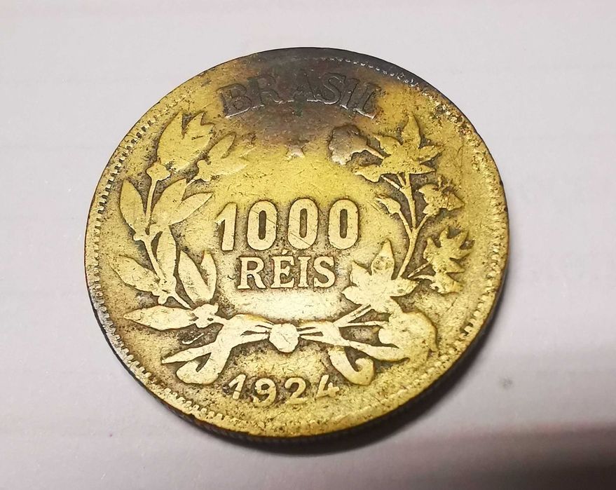 3 moedas muito antigas Rússia, Itália,  Brasil