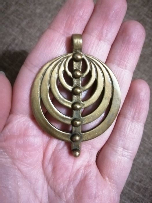 Магический кулон Матрица подвеска из латуни