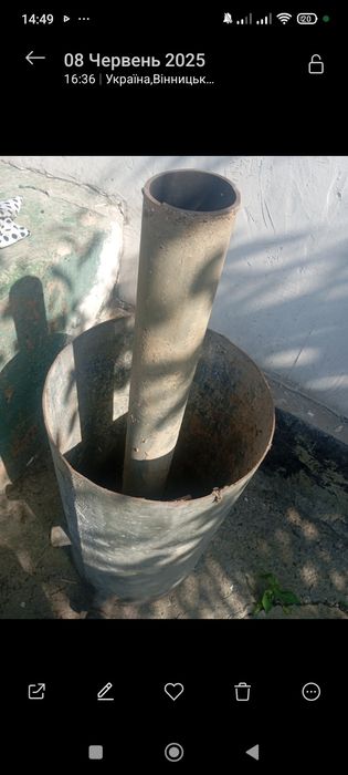 Бак-теплообмінник (титан) для підігріву води, товстостінний