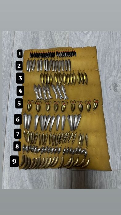 Мормишки. Набори по 5 шт.