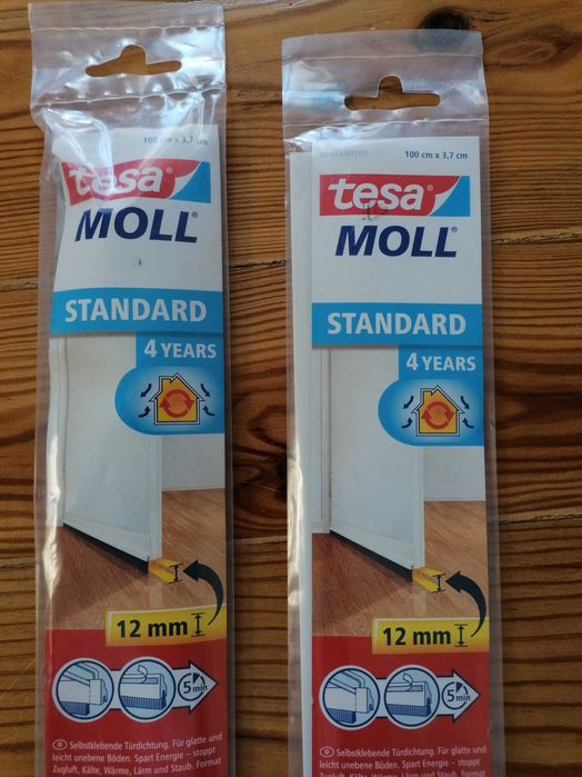 Tesamoll® para debaixo da porta - vedante de proteção contra o vento