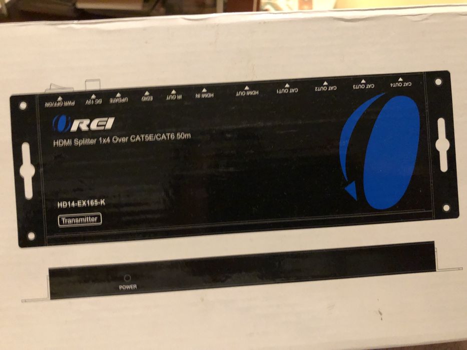 Splitter OREI HDMI para RJ45 x4 e conversores