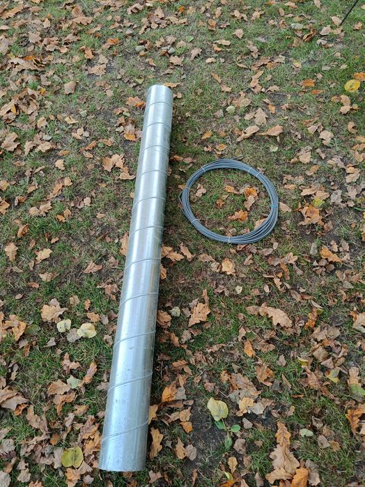 Rura wentylacyjna SPIRO ocynk 1 5 m srednica 125 mm