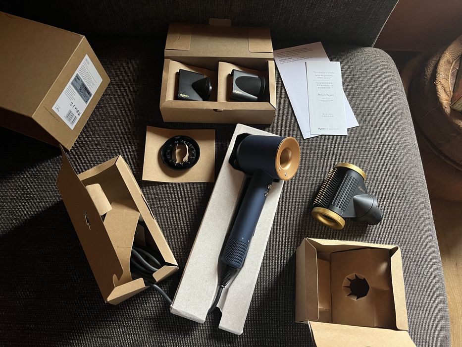 Vendo Secador Dyson SuperSonic GoldBlue - novo com caixa