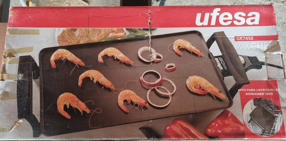 Chapa grelhador Ufesa Gr7450 Maxichef