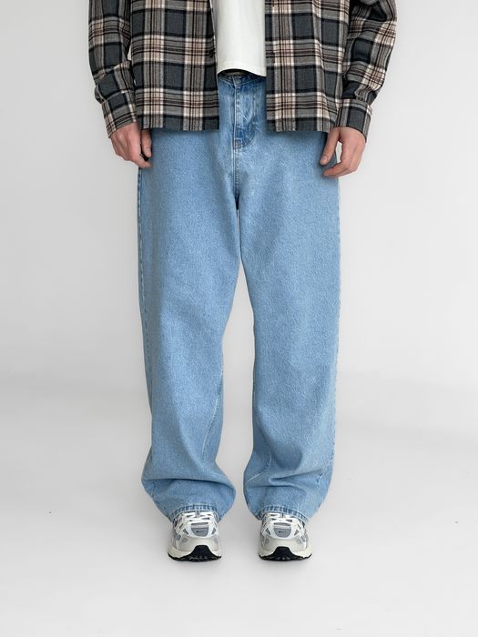 Джинси чоловічі широкі baggy jeans, штани баггі | Джинсы багги мужские широкие Джынсы беги в стиле 90 х реп ск8 Штаны rap pants sk8 y2k | Розмір L