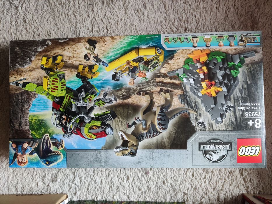 Lego Jurassic World 75938 Tyranozaur vs mechaniczny dinozaur