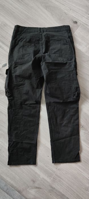Spodnie czarne bojówki CROPP rozm. XL