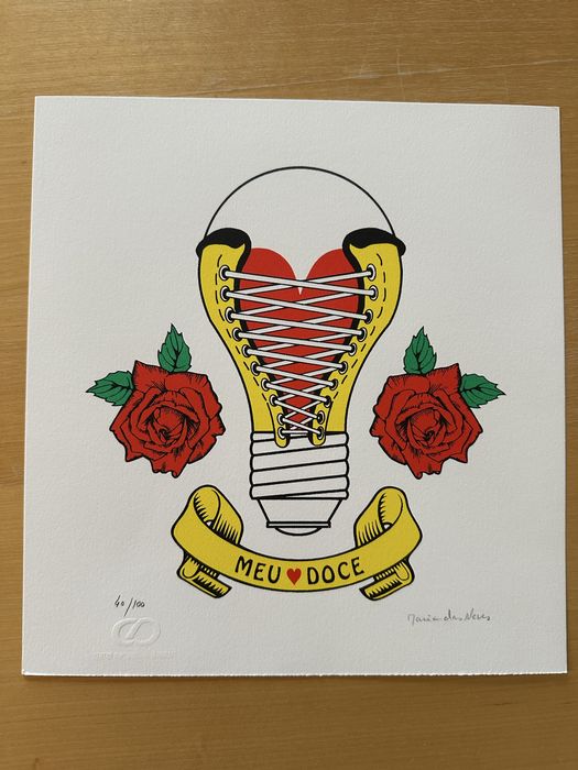 Serigrafia Maria das Neves: edicão CPS : 25x23,5cm