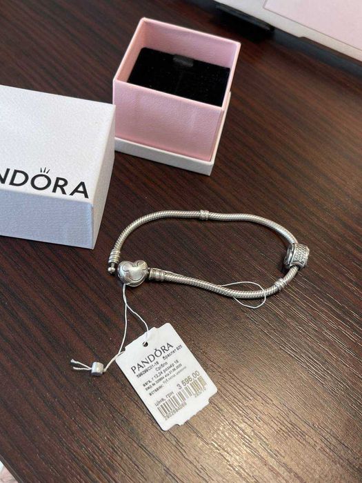 Браслет  Disney & Pandora міккі маус та шарм у подарунок