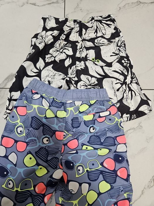 Szorty spodenki kąpielowe 134 h&m
