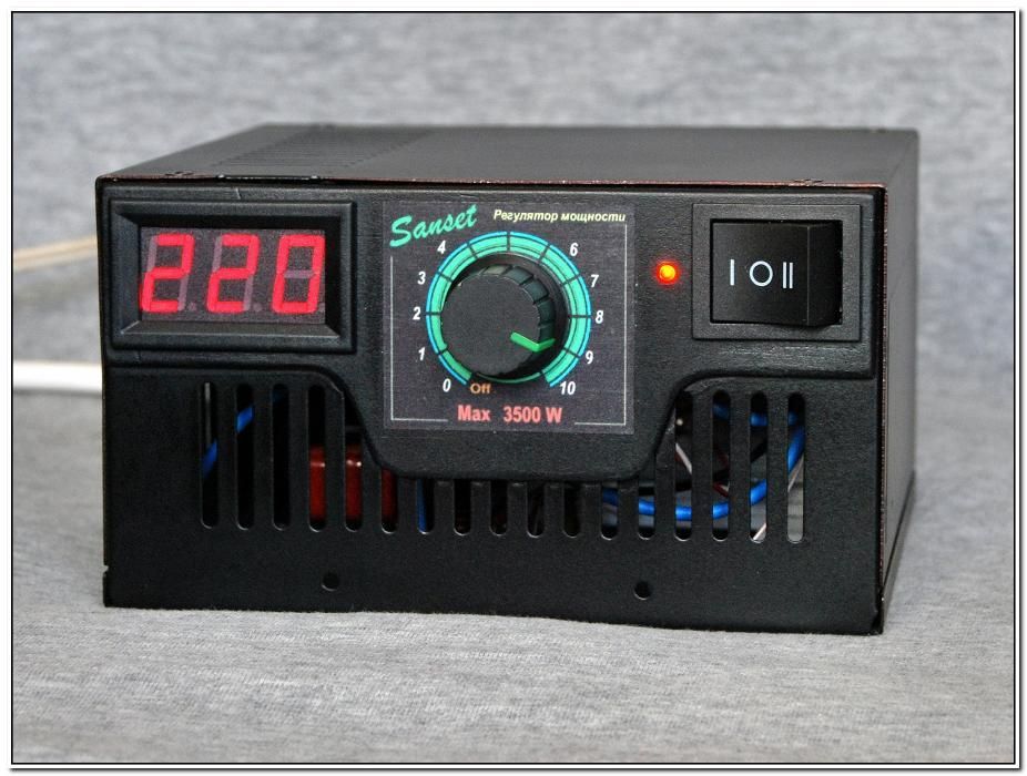 Регулятор мощности для ректификации, 3,5 kW с вольтметром