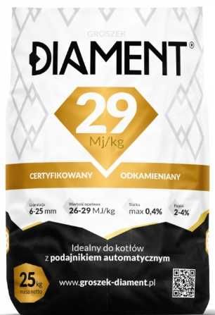 Promocja, Polski superGroszek kaloryczny 28-30 MJ,suchy, Diament, LEW!