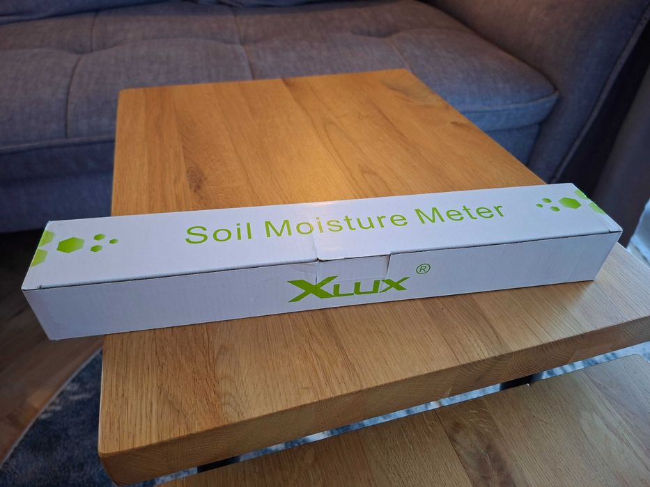 Miernik wilgotności gleby Xlux – długa sonda 40 cm, bez baterii