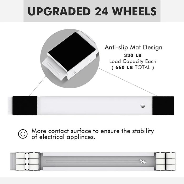 Podstawa Pralki Lodówki Suszarki Mebli z Hamulcem Regulowana Ład. 300k