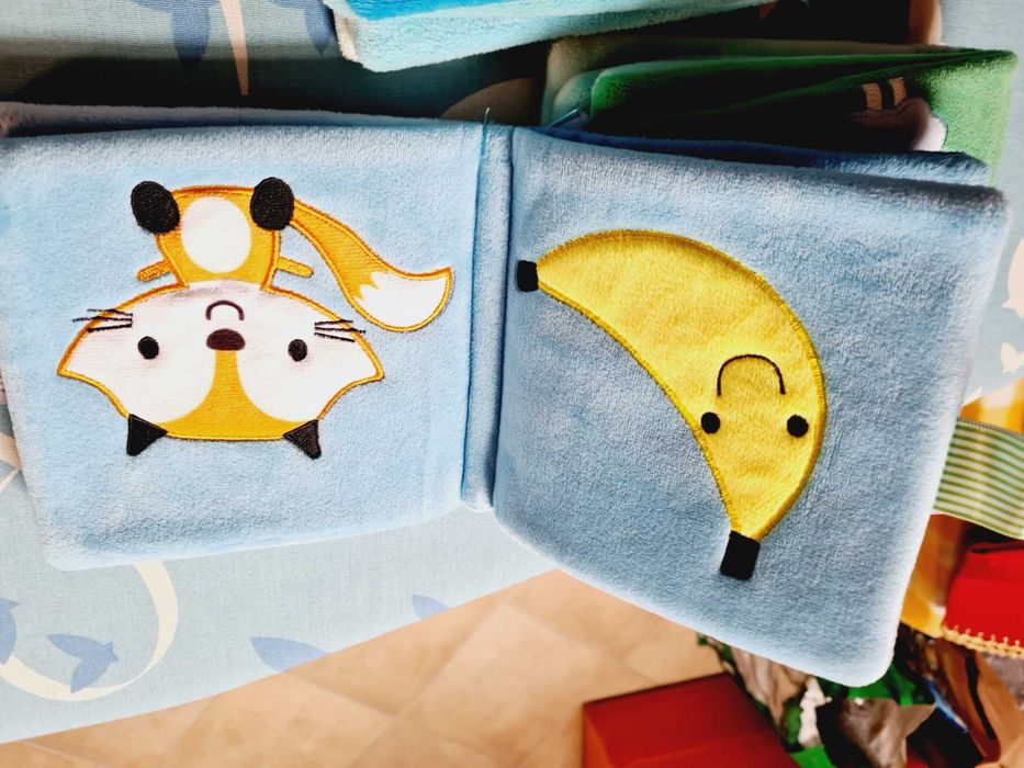 Livros bebé em tecido