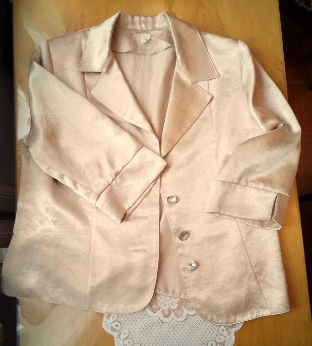Żakiet złotawy letni, rozmiar M