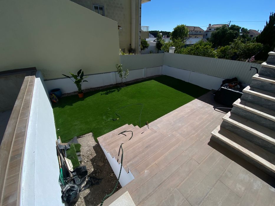 Fsa jardimConstrucao de jardim relva sintetico e manutencao de jardim