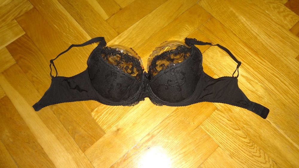 Biustonosz Ewa Bien Sybila 75D nowy, koronka, haft