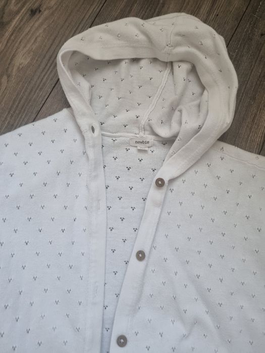 Spodnie H&M i sweterek ponczo Newbie 122