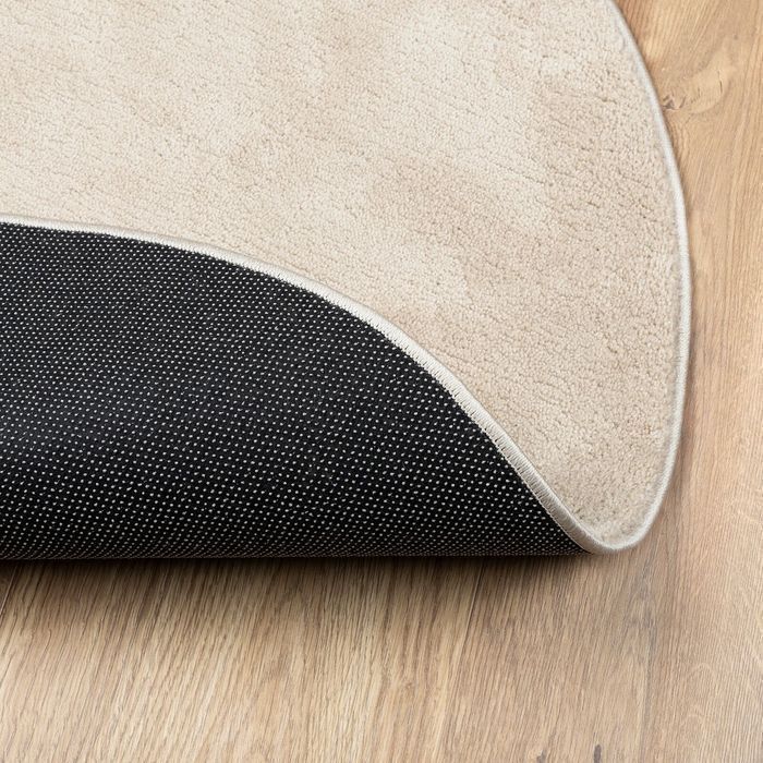 Vidaxl Dywan  "Huarte" Beżowy 140X200 Cm Owalny