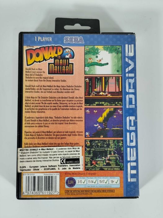 Donald In Maui Mallard - Sega Mega Drive