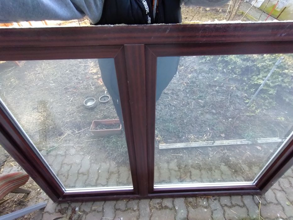Okno używane PCV wym. 204x142 cm