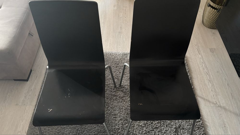 Cadeiras pretas ikea