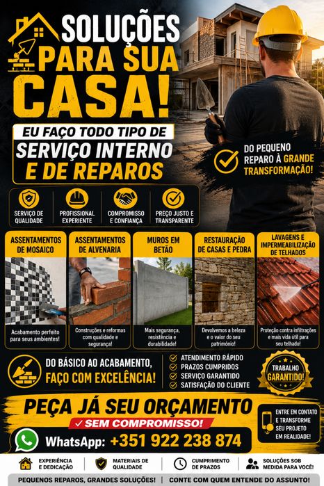 Ofereço o meu serviço.