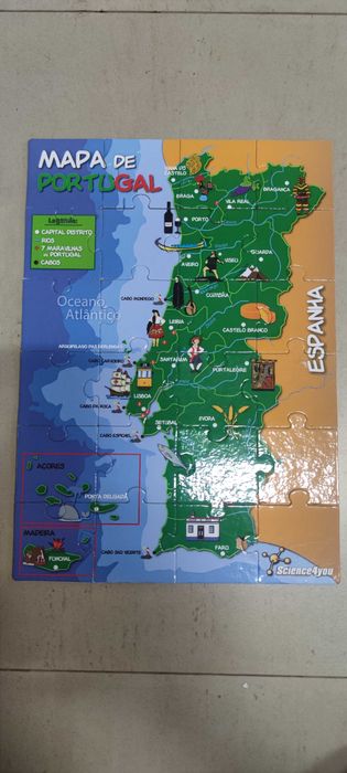 Mapa de Portugal, Science 4 you
