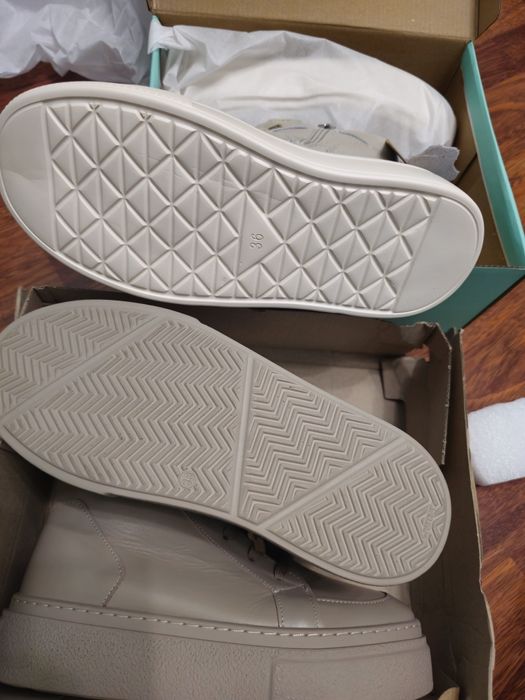 Ботинки зимние, натуральная кожа и натуральный  мех,  новые