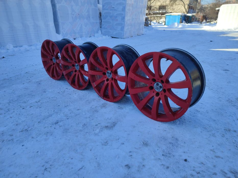 Диски R18 5*112 Audi A6 A4 Volkswagen Skoda Seat титани Ауді Шкода