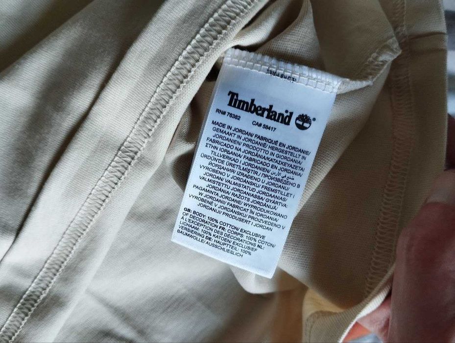 Timberland XL Оригинал Новый Логслив Футболка