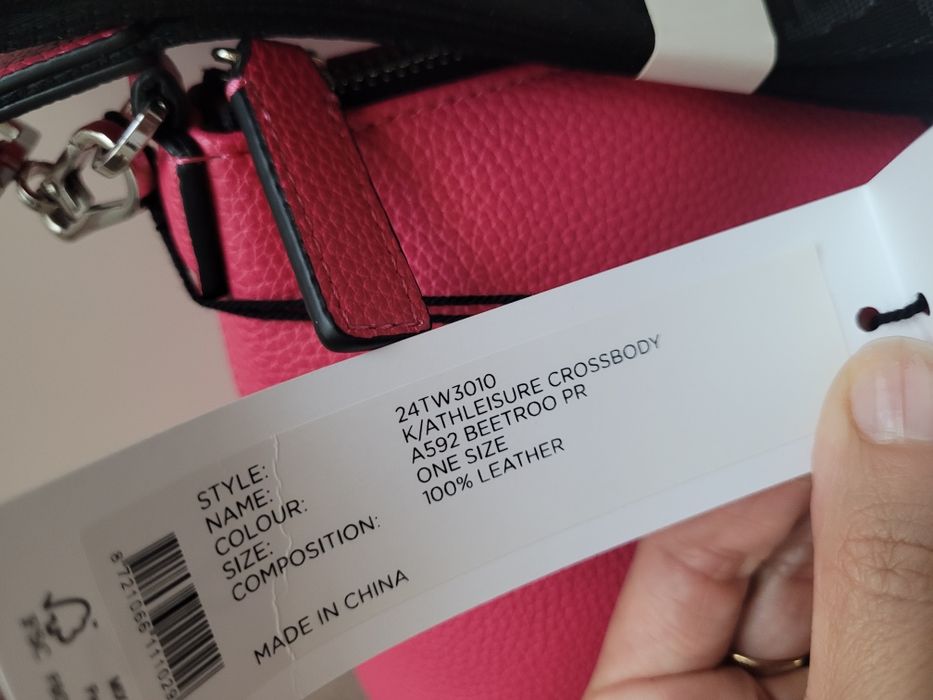 Torebka Torebeczka Damska Skórzana Skóra Karl Lagerfeld