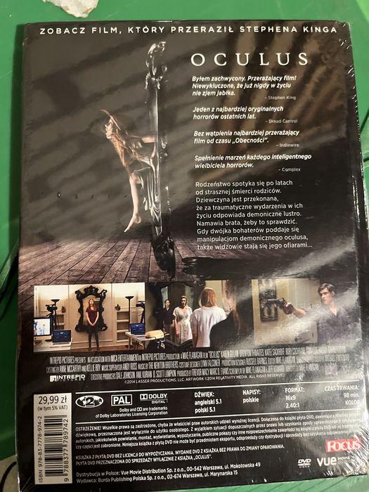 Plyta dvd oculus