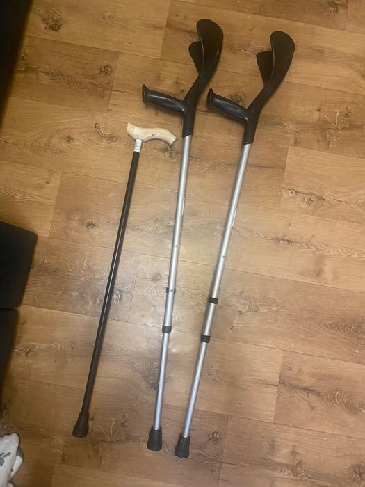 Милиці і ціпок..