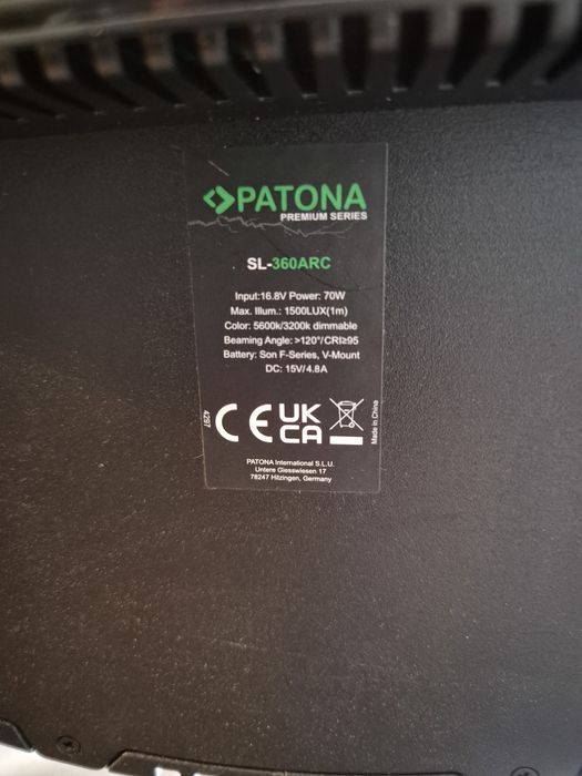 Lampa Patona Premium LED SL-360ARC + statyw