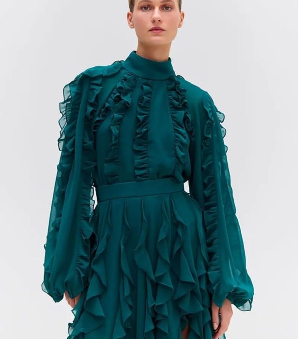 Lindo vestido com babados Bubbles-BBCO L