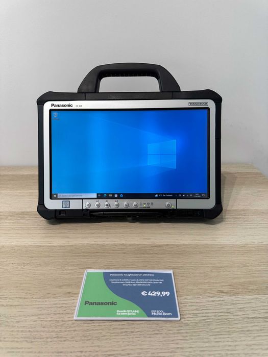 Panasonic ToughBook CF-D1N MK3 | i5 6ª Geração | 13.3'' HD Touch | 8GB Ram | 256GB SSD | Garantia 18 Meses