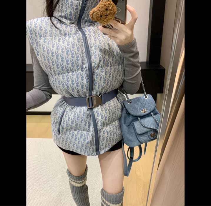 Жилетка голуба Dior — zdjęcie 4