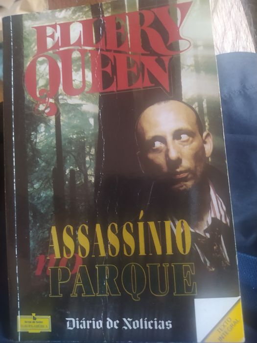 Ellery Queen livro assassínio no parque - portes CTT grátis