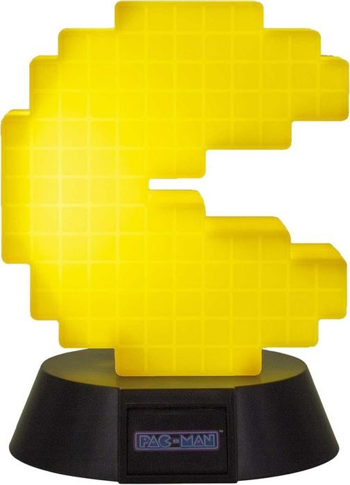 Lampka Nocna PAC-MAN Mała/ PACMAN Pixelated Light 3D Nowa Poznań
