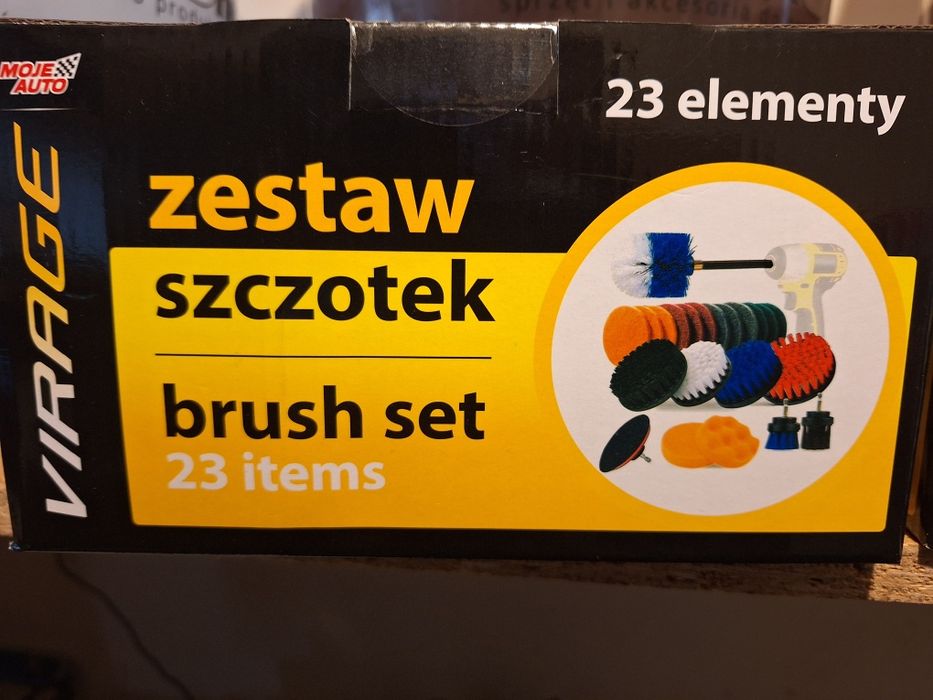Zestaw szczotek virage moje auto 23 elementy