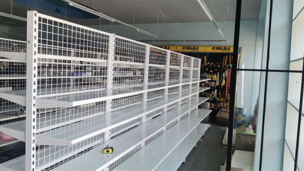 Торгові стелажі металеві для магазинів(ВИРОБНИК)Торгівельне обладнення